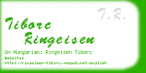 tiborc ringeisen business card
